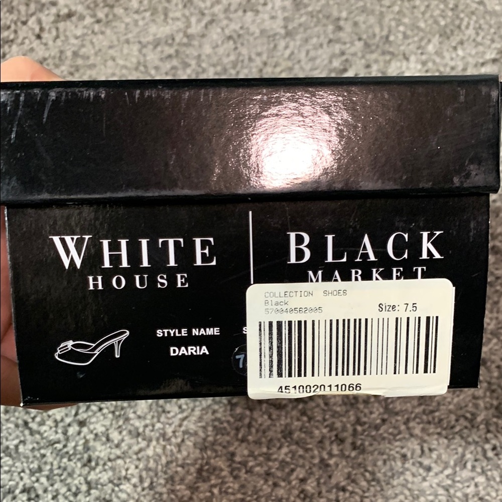 White House Black Market Daria Heels Sz 7.5 NIB - Picture 11 of 11